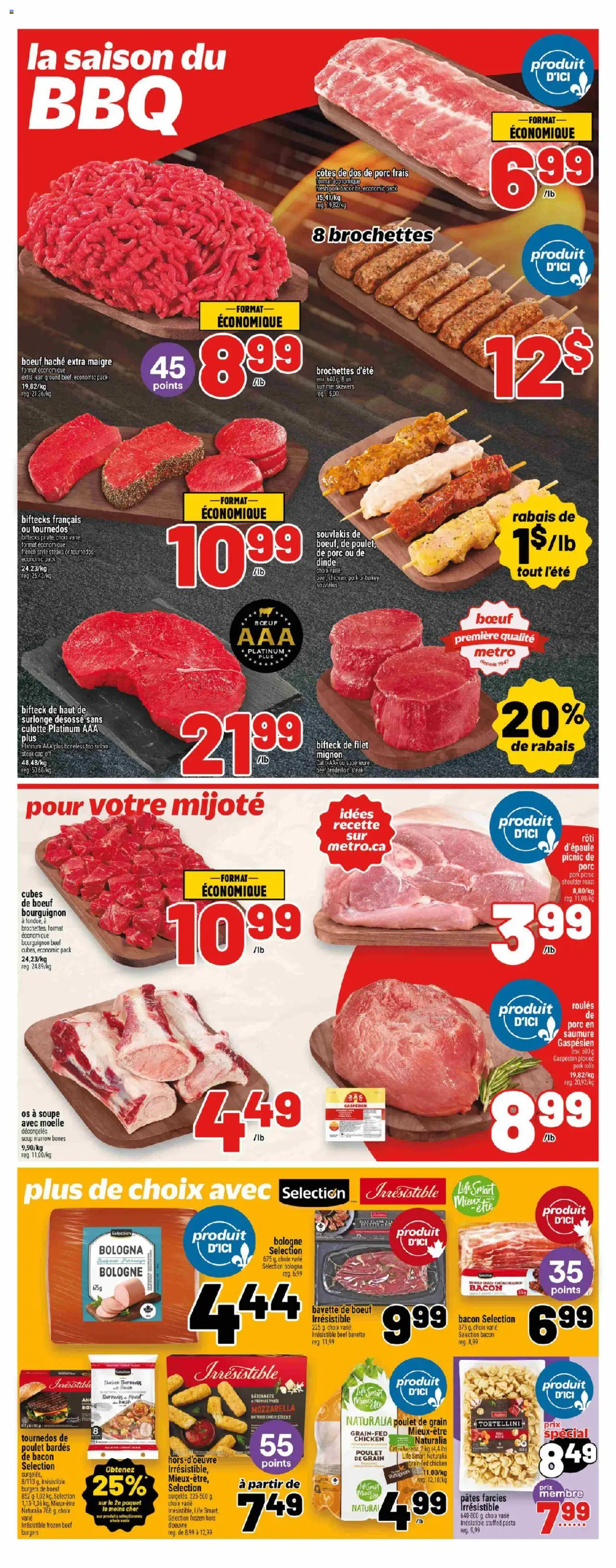 Metro flyer valid from 07.08.2025 | Page: 9 | Products: Beef, Cap, Turkey, Pork