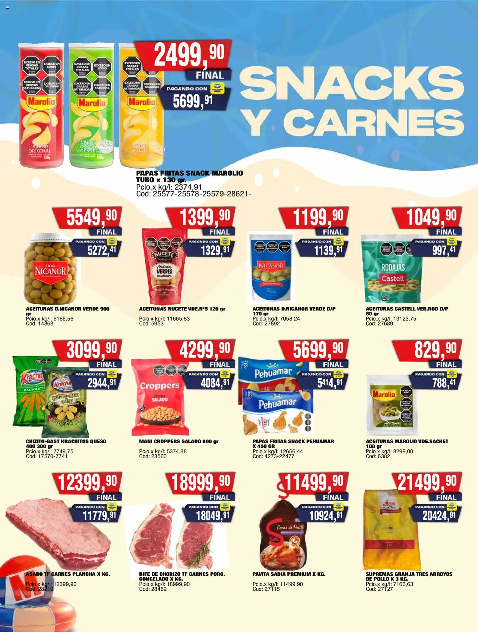 Maxiconsumo ofertas │ válido desde el 05.01.2026 | Página: 14 | Productos: Pollo, Aceitunas, Plancha, Papas fritas