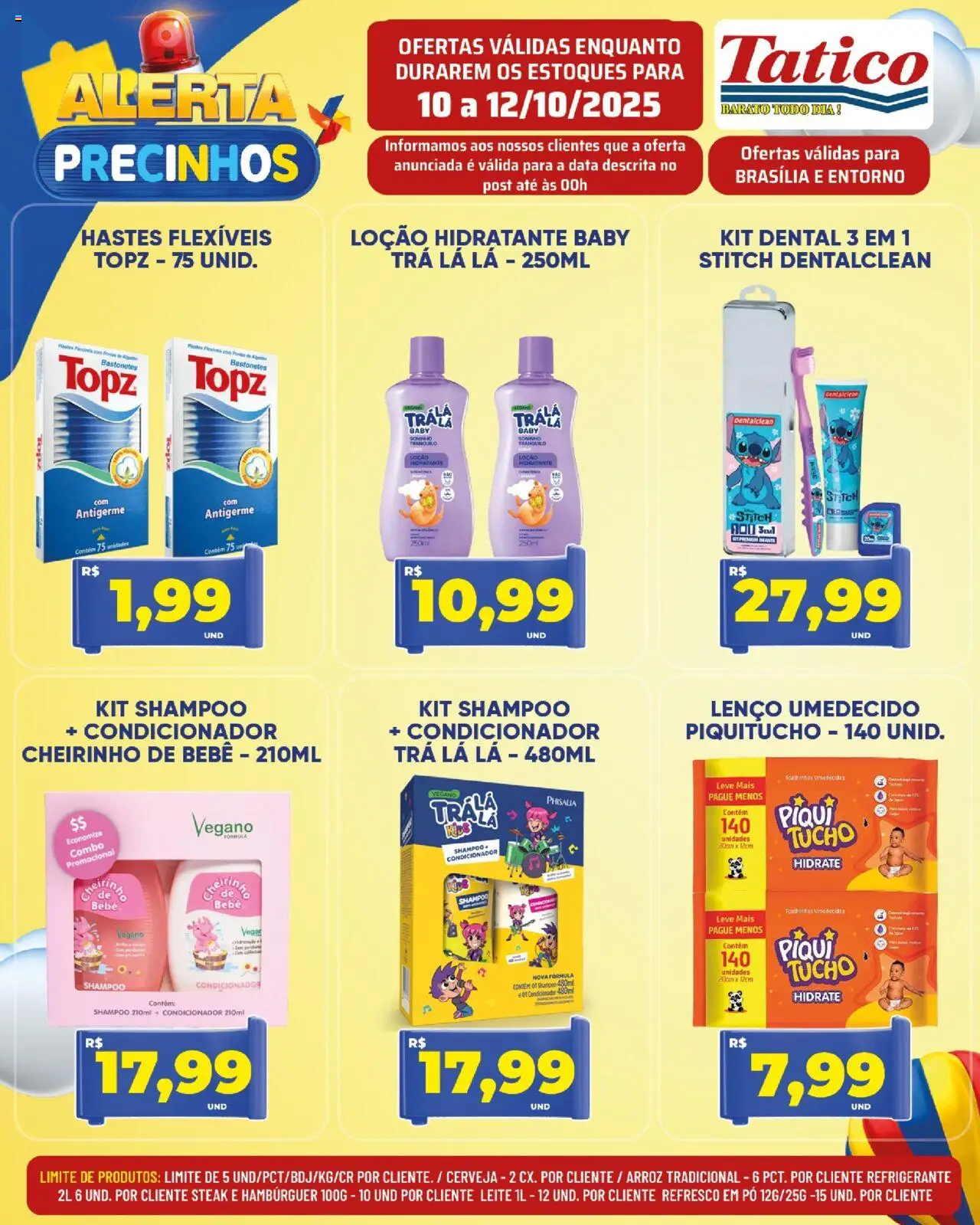 Tatico Folheto - válido de 10.10.2025 | Página: 5 | Produtos: Shampoo, Cerveja, Arroz, Refrigerante