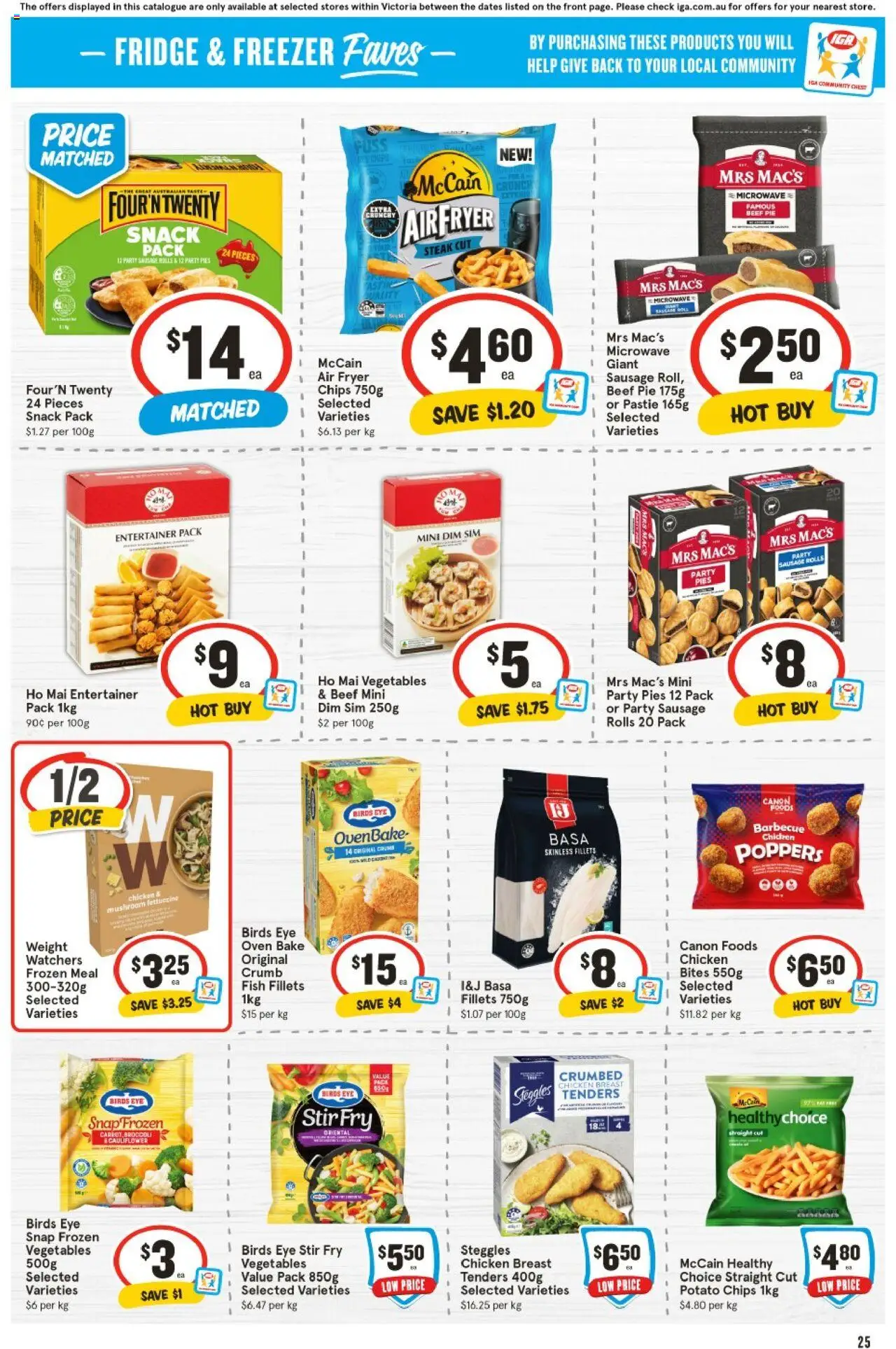 IGA catalogue - valid from 18.06.2025 | Page: 21 | Products: Chicken, Sausage, Cauliflower, Microwave