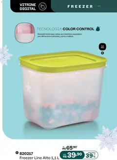 Tupperware - Catálogo Vitrine 12 - Pré-Visualização do folheto da loja Tupperware, válido de 01.12.2025 | Página: 71 | Produtos: Freezer