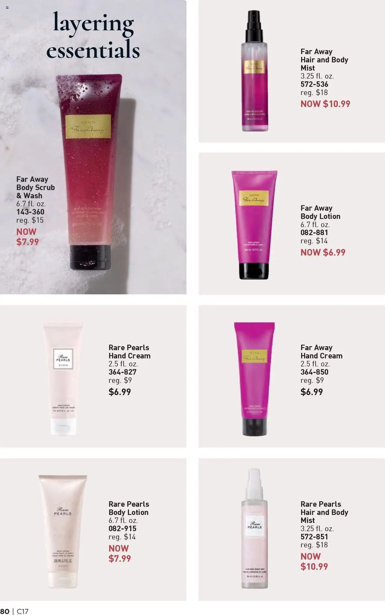 Avon Brochure - valid from 13.08.2025 | Page: 80 | Products: Hand cream, Cream