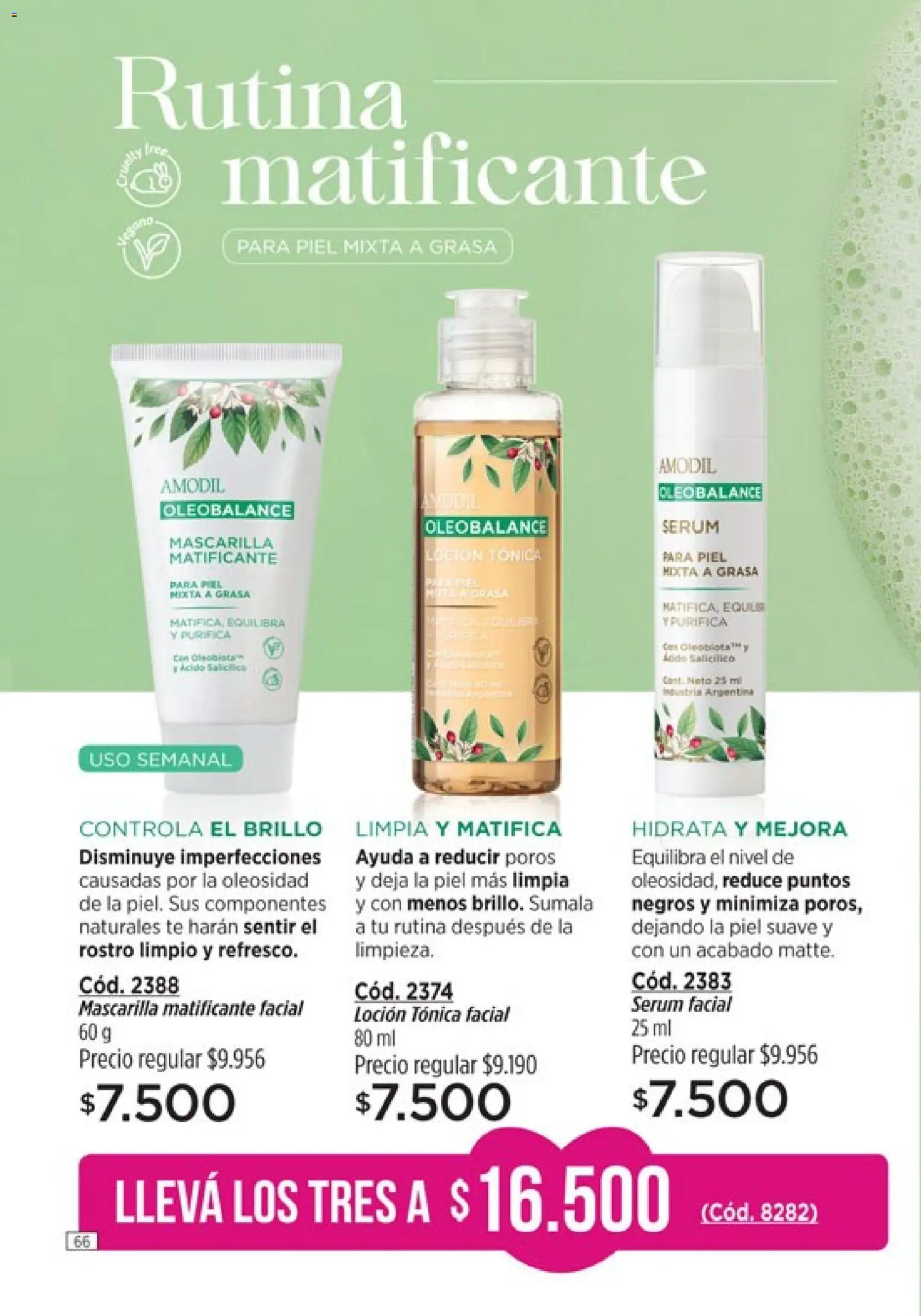 Catálogo Amodil Campaña 2 │ válido desde el 01.02.2026 | Página: 66 | Productos: Serum, Brillo, Loción, Té