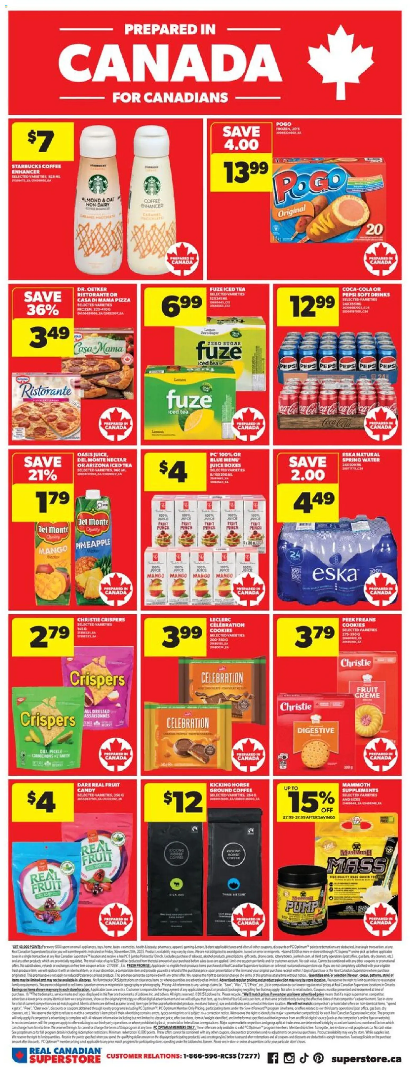 Real Canadian Superstore flyer valid from 27.11.2025 | Page: 9 | Products: Cookies, Phone, PC, Coffee