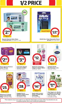 Preview of Coles  Catalogue  - valid from 07.01.2026 | Page: 40 | Products: Milk, Baby food, Water, Lemon