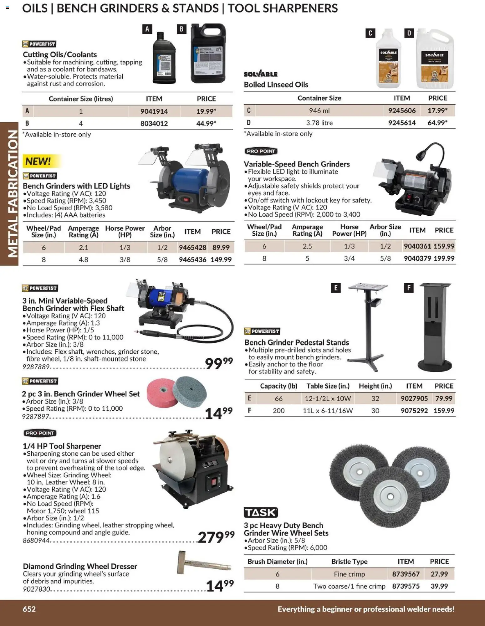 Princess Auto flyer valid from 21.04.2026 | Page: 43 | Products: PC, Grinder, Brush, Table