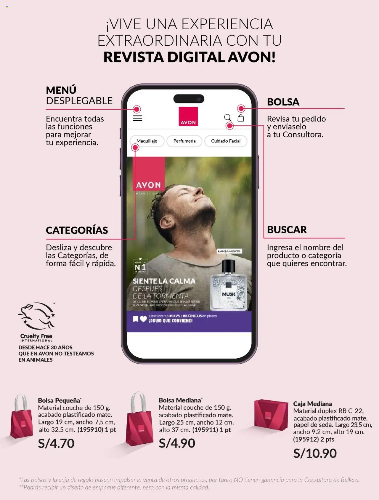 Catálogo Avon válido desde 11.08.2025 | Página: 2 | Productos: Caja, Té, Empaque, Bolsa
