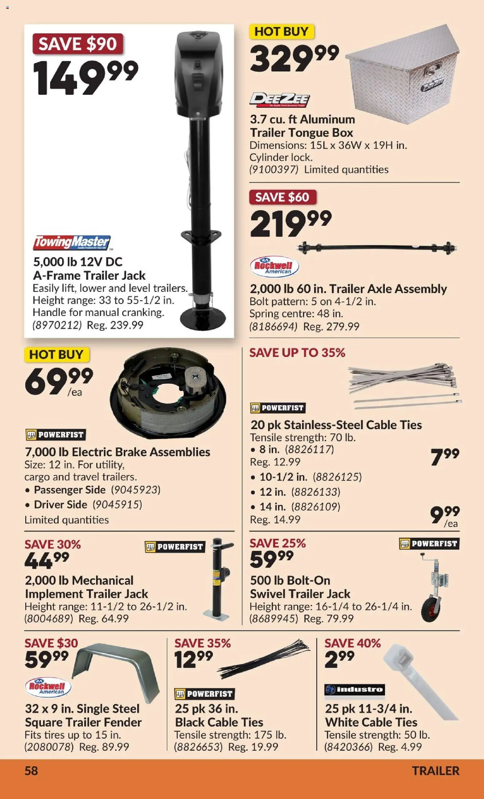 Princess Auto flyer valid from 13.01.2026 | Page: 64 | Products: Cable, Box