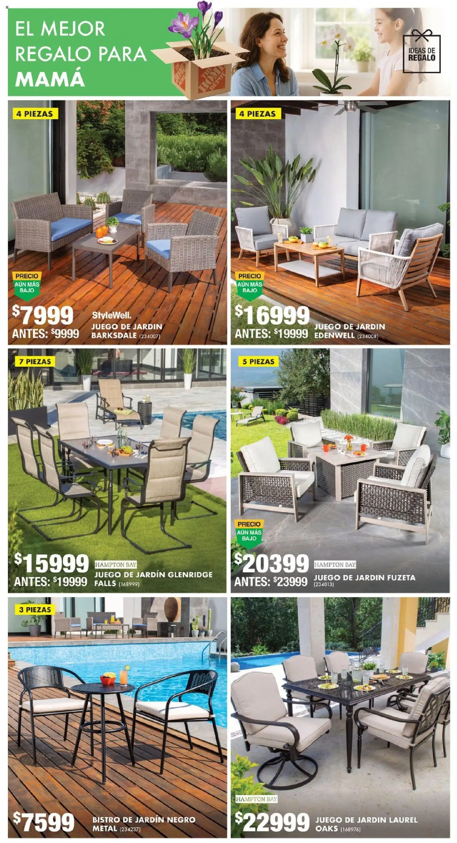 Nuevas ofertas de Home Depot válidas en toda la República Mexicana desde el 16.04.2026. ¡Encuentra las mejores ofertas en Home Depot catálogo! | Página: 10 | Productos: Juego
