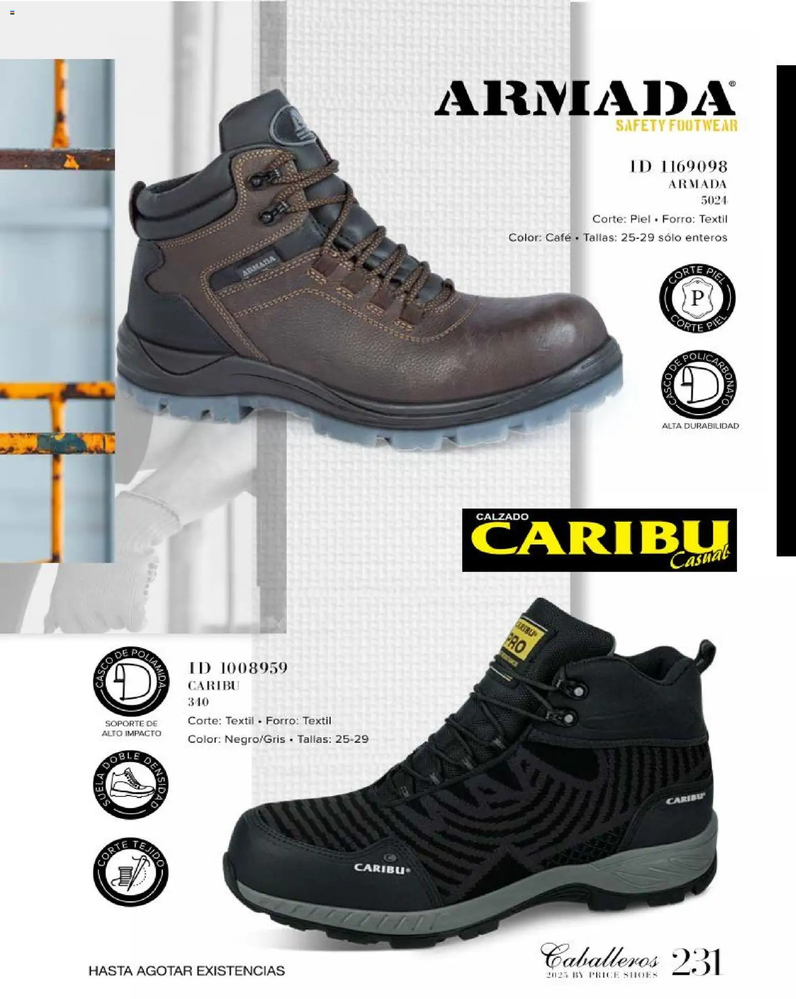 Nuevas ofertas de Price Shoes válidas en toda la República Mexicana desde el 26.11.2025. ¡Encuentra las mejores ofertas en Price Shoes catálogo Caballeros! | Página: 231 | Productos: Café