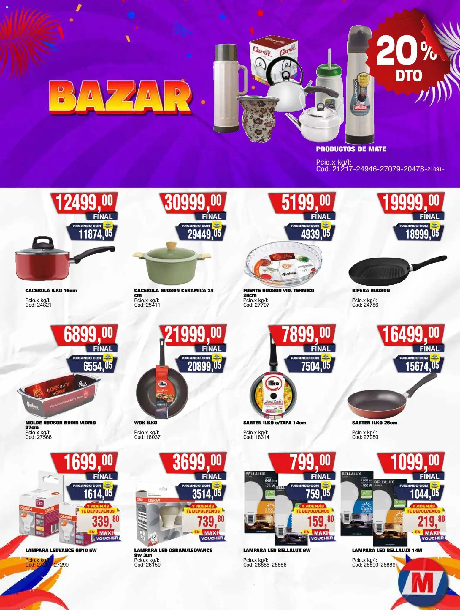 Maxiconsumo ofertas │ válido desde el 02.03.2026 | Página: 32 | Productos: Mate, Sartén, Fuente, Té