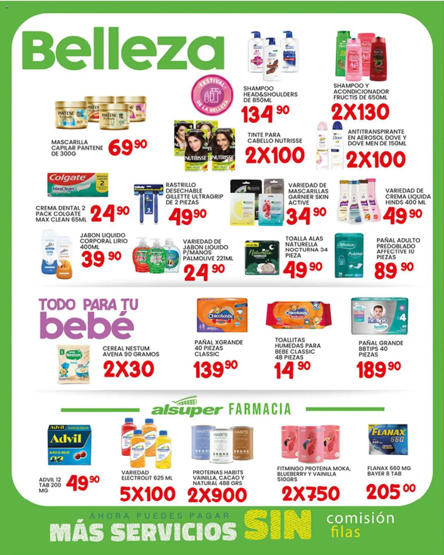 Nuevas ofertas de Alsuper válidas en toda la República Mexicana desde el 16.01.2026. ¡Encuentra las mejores ofertas en Alsuper folleto Chihuahua Estado! | Página: 4 | Productos: Antitranspirante, Toalla, Body, Mascarilla
