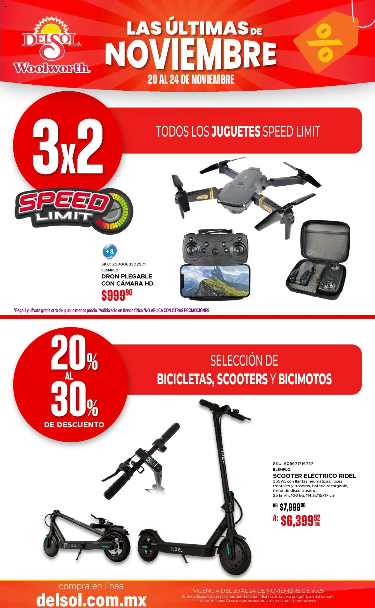 Nuevas ofertas de Del Sol y Woolworth válidas en toda la República Mexicana desde el 20.11.2025. ¡Encuentra las mejores ofertas en Del Sol y Woolworth Buen Fin ! | Página: 10