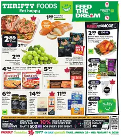 Preview of Thrifty Foods weekly flyer / circulaire from shop Thrifty Foods valid from 29.01.2026
