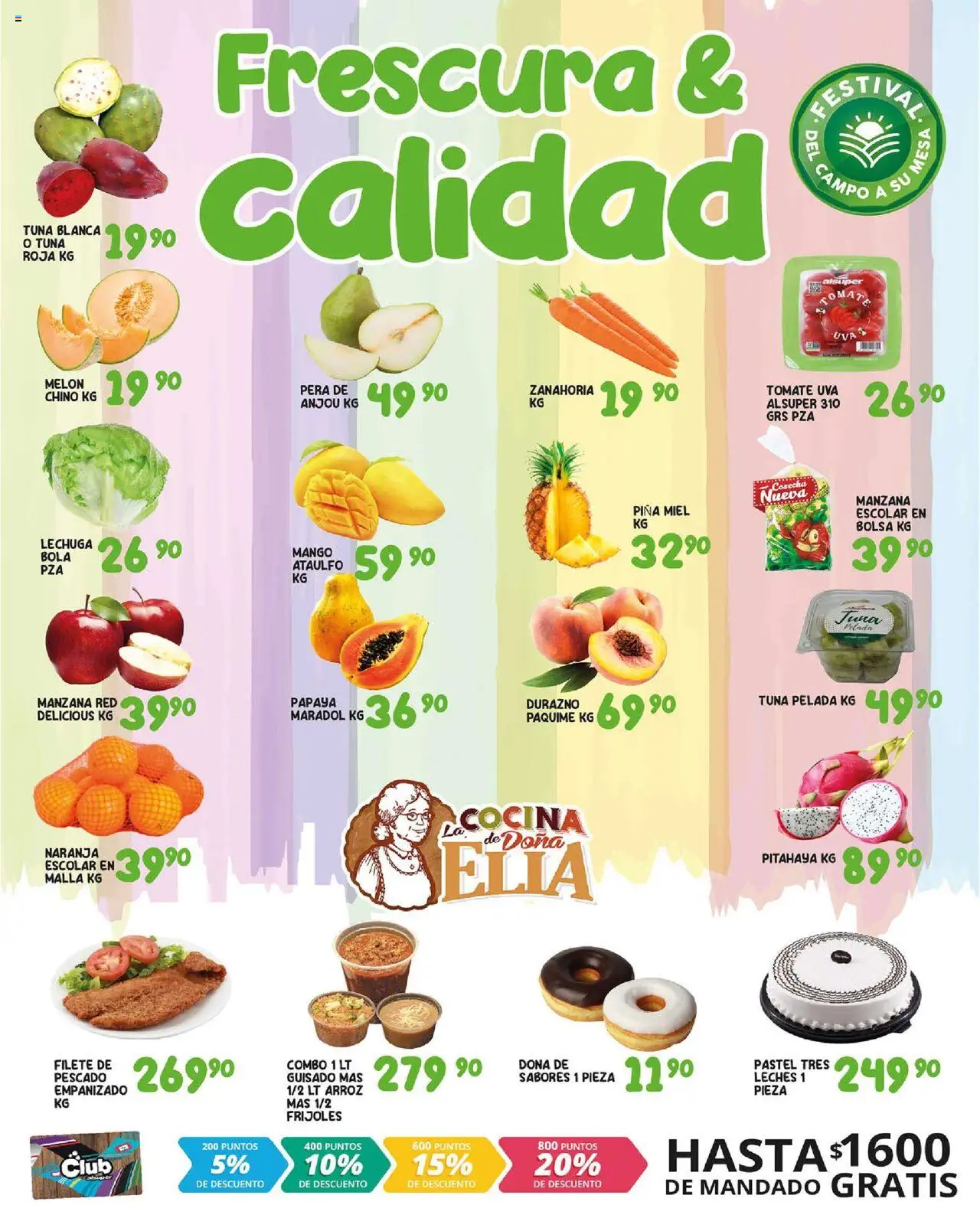 Nuevas ofertas de Alsuper válidas en toda la República Mexicana desde el 05.08.2025. ¡Encuentra las mejores ofertas en Alsuper - Folleto - Saltillo! | Página: 2 | Productos: Pera, Durazno, Uva, Zanahoria