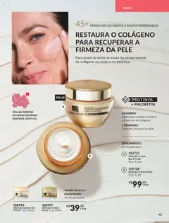 Avon Black Friday - Pré-Visualização do folheto da loja Avon, válido de 07.10.2025 | Página: 43 | Produtos: Colágeno, Creme