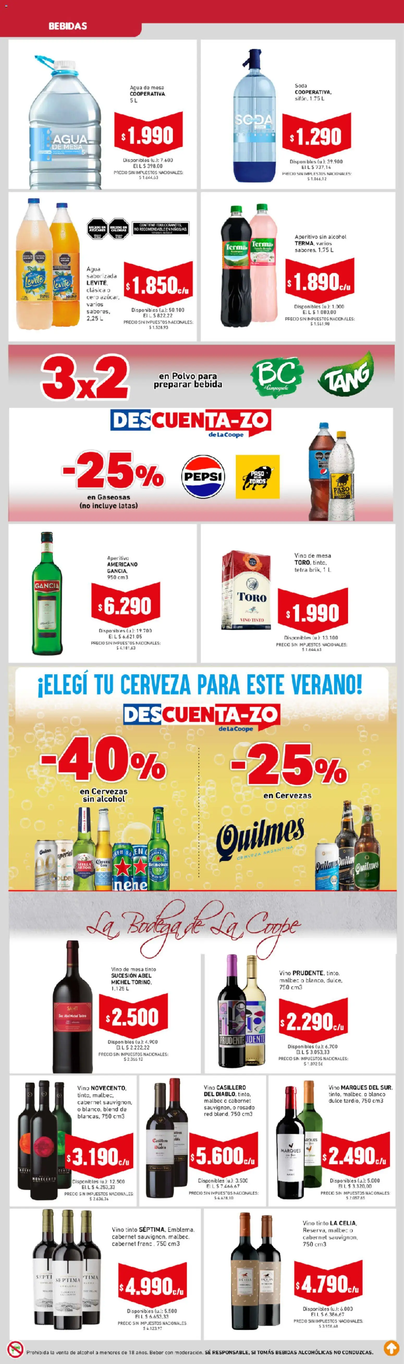 Cooperativa Obrera - Ahorrón │ válido desde el 29.01.2026 | Página: 6 | Productos: Mesa, Soda, Agua, Cerveza