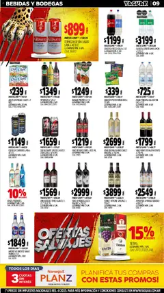 Yaguar - Santa Fe │ válido desde el 11.08.2025 | Página: 9 | Productos: Polvo, Agua, Jugo, Cerveza