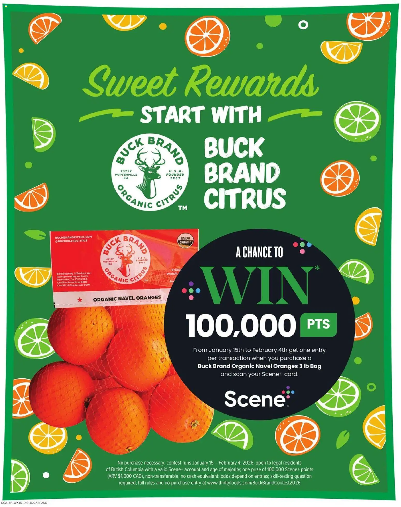 Thrifty Foods flyer valid from 15.01.2026 | Page: 15 | Products: Bag, Oranges