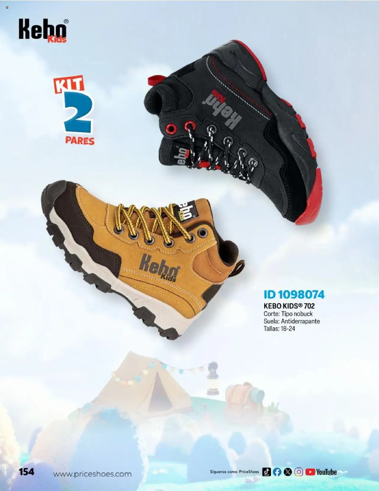 Nuevas ofertas de Price Shoes válidas en toda la República Mexicana desde el 23.04.2025. ¡Encuentra las mejores ofertas en Price Shoes catálogo Kids! | Página: 154