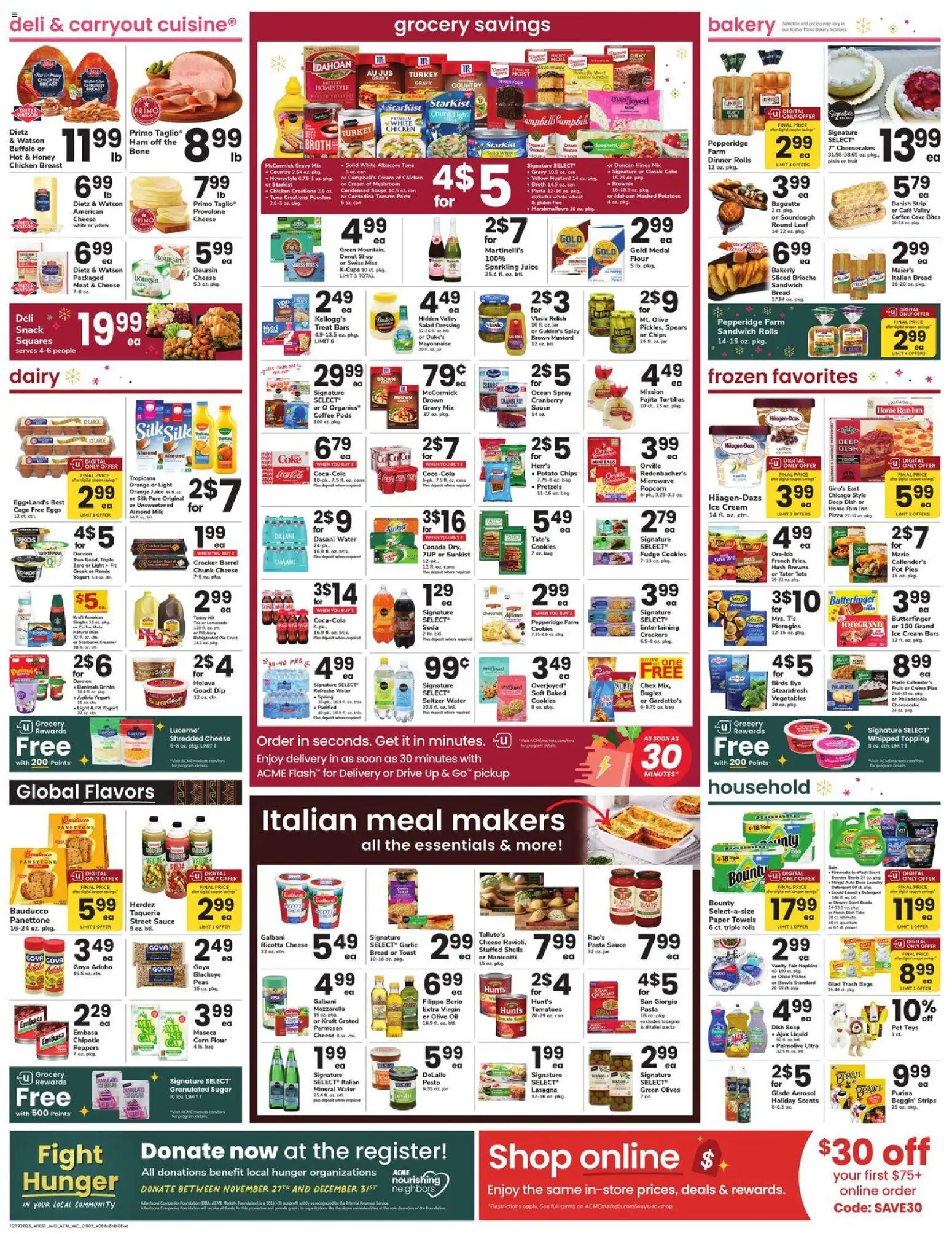 Acme Weekly Ad - NJ - valid from 19.12.2025 | Page: 4 | Products: Coffee, Soap, Water, Sugar