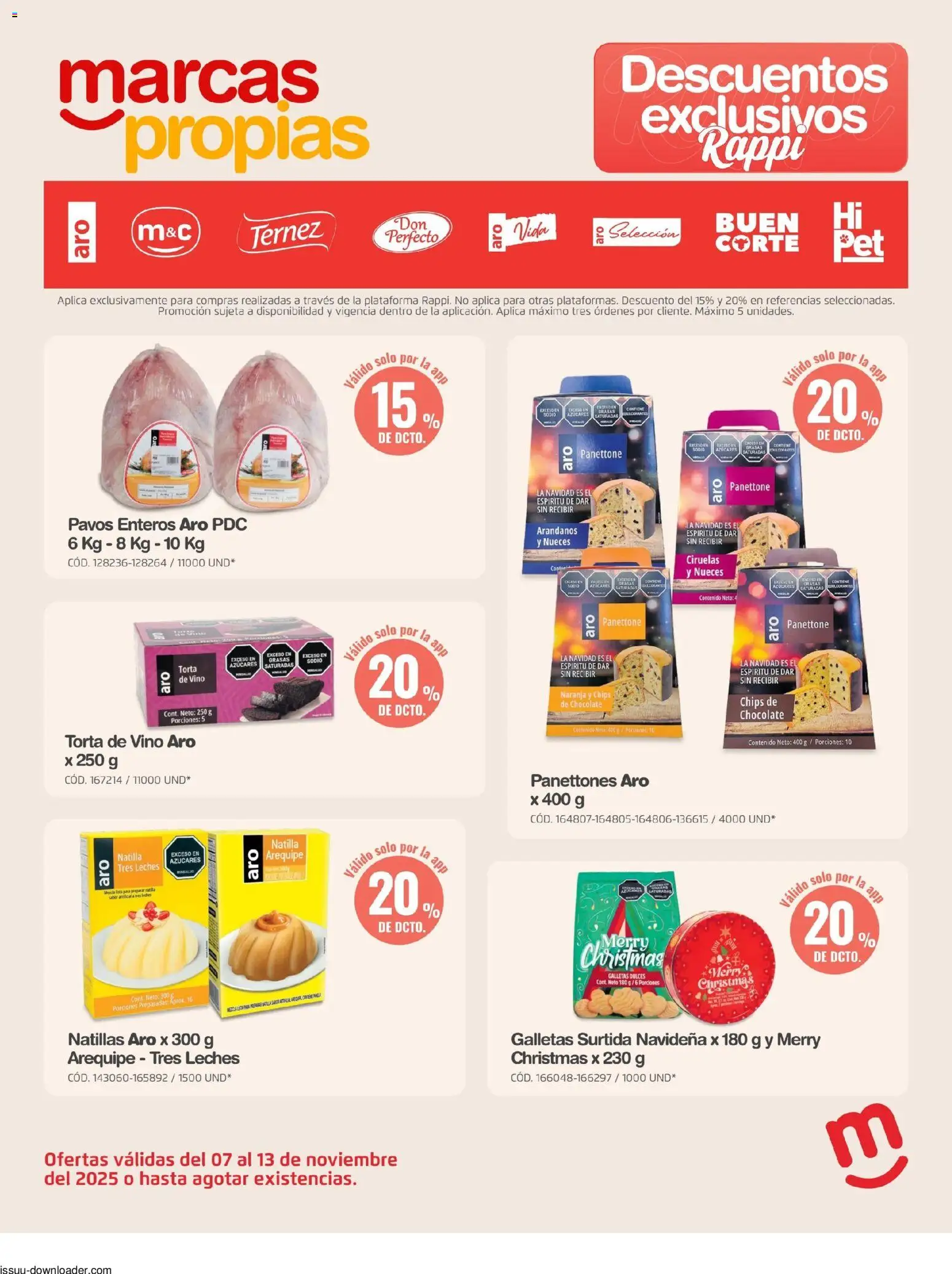 Makro revista - valida desde el 07.11.2025 | Página: 8 | Productos: Nueces, Galletas, Arándanos, Chocolate