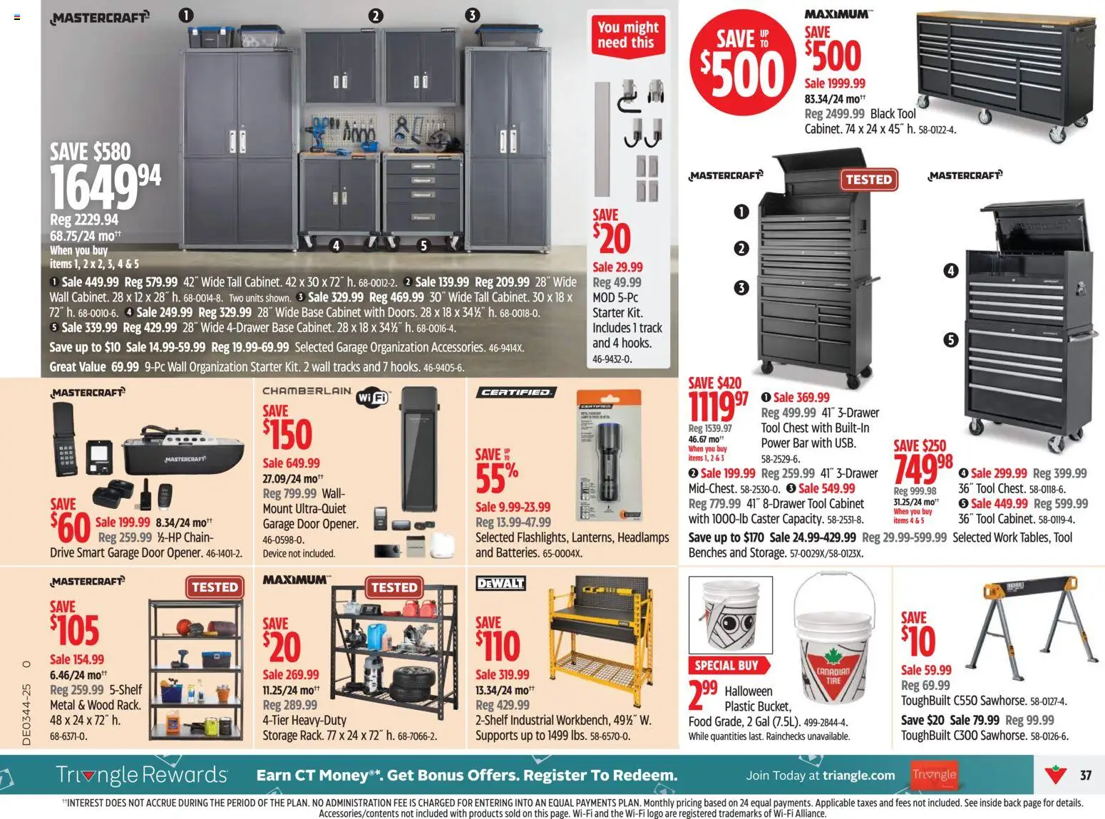 Canadian Tire flyer valid from 23.10.2025 | Page: 37 | Products: Cabinet