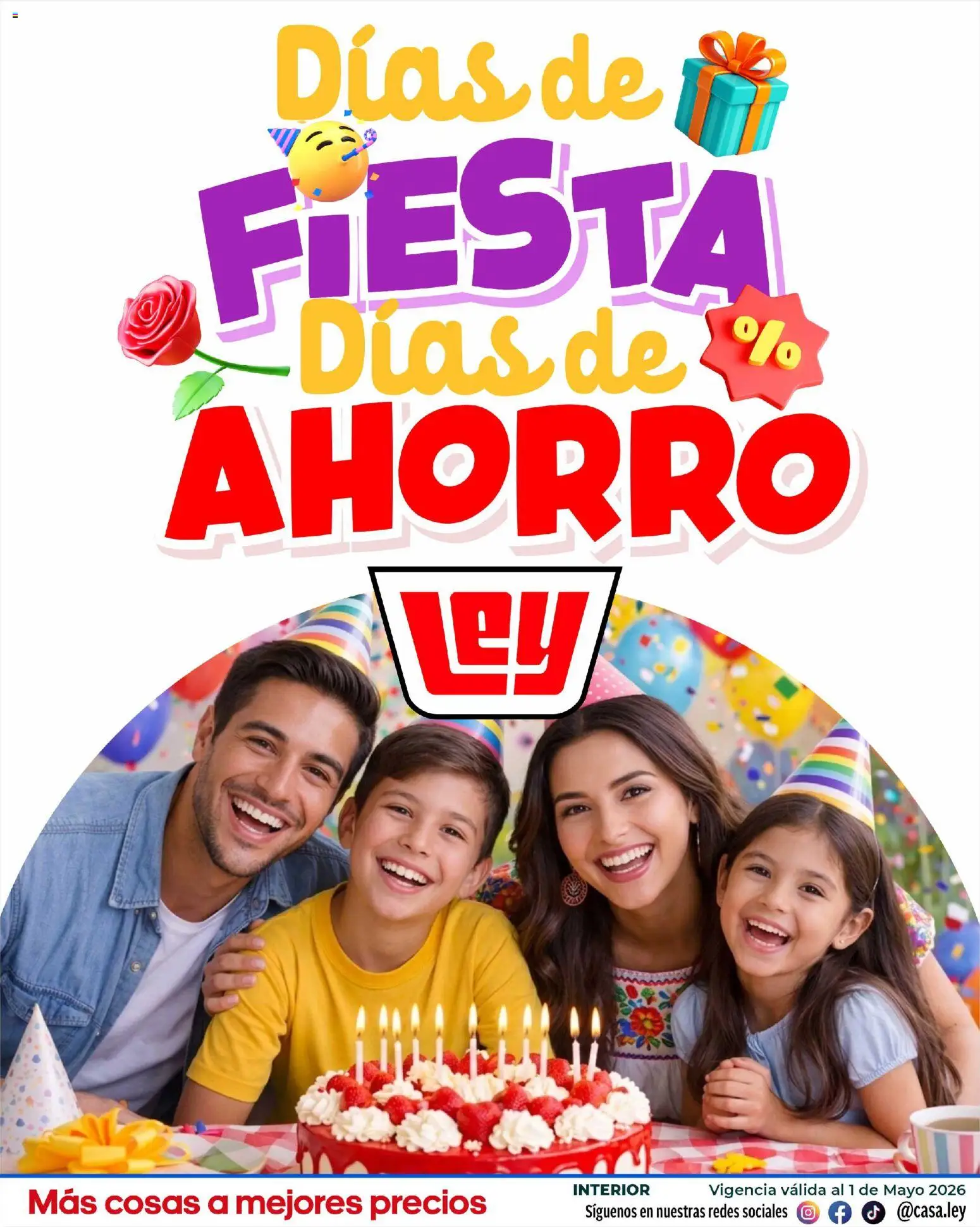 Nuevas ofertas de Casa Ley válidas en toda la República Mexicana desde el 26.04.2026. ¡Encuentra las mejores ofertas en Casa Ley folleto Interior suple Dia del Niño! | Página: 1