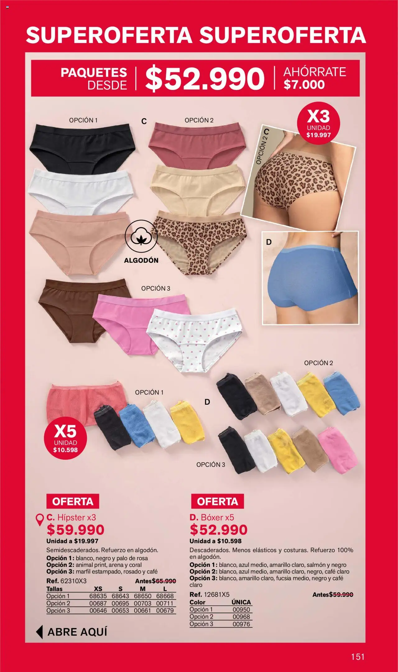 Leonisa revista - valida desde el 04.08.2025 | Página: 151 | Productos: Algodón, Café
