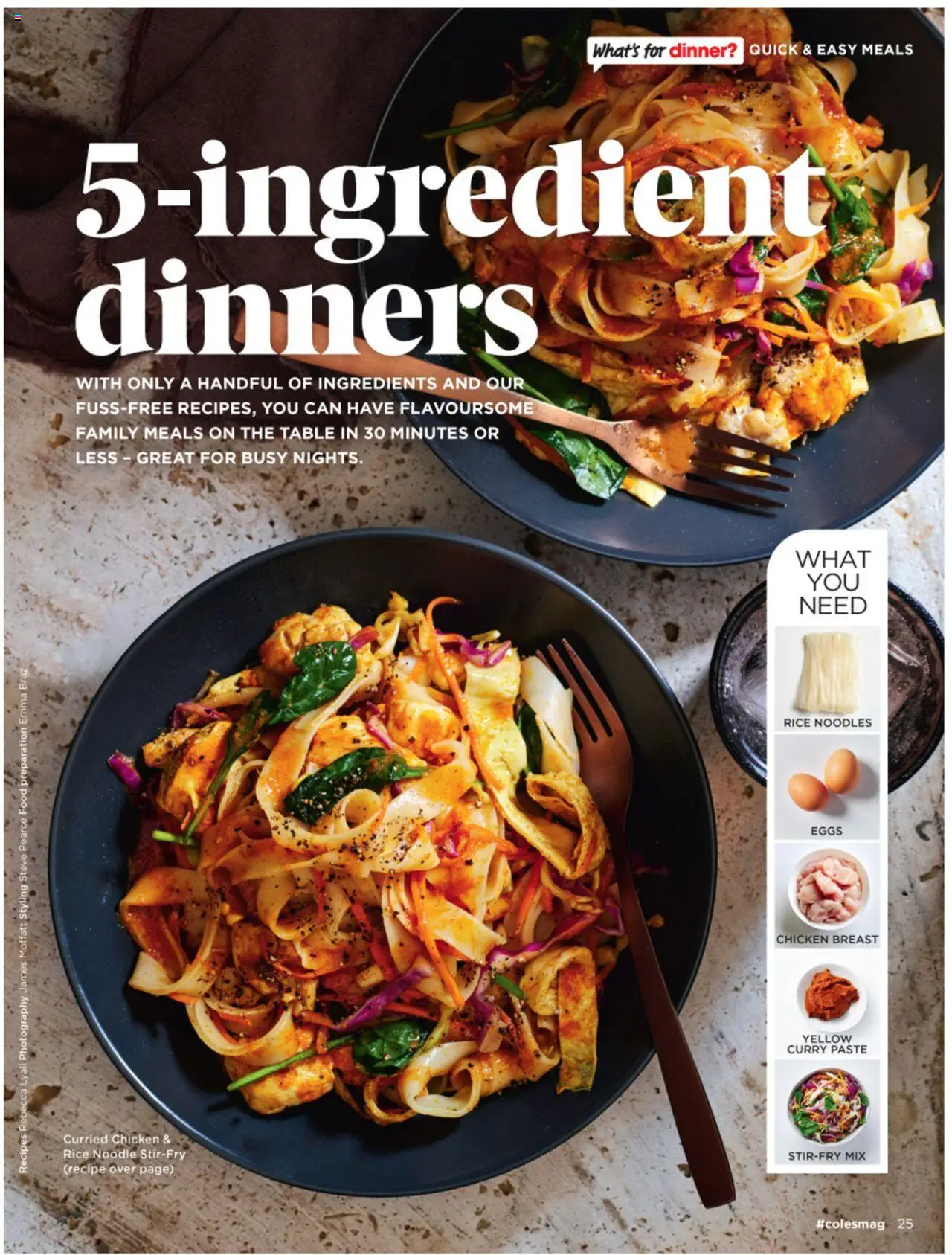 Coles catalogue - valid from 03.07.2025 | Page: 25 | Products: Curry, Chicken, Rice, Noodles