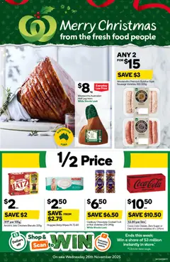 Preview of Weekly catalogue Woolworths NT 26/11 - valid from 26.11.2025