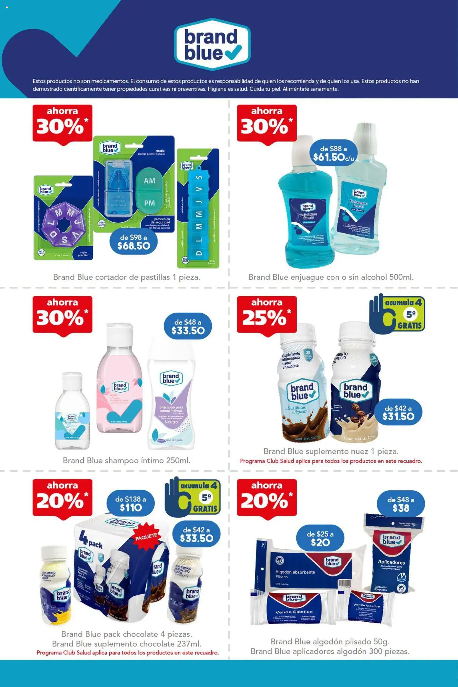 Nuevas ofertas de Farmacia San Pablo válidas en toda la República Mexicana desde el 19.04.2026. ¡Encuentra las mejores ofertas en Farmacia San Pablo catálogo! | Página: 7 | Productos: Cutter, Nuez, Cortador, Pastillero
