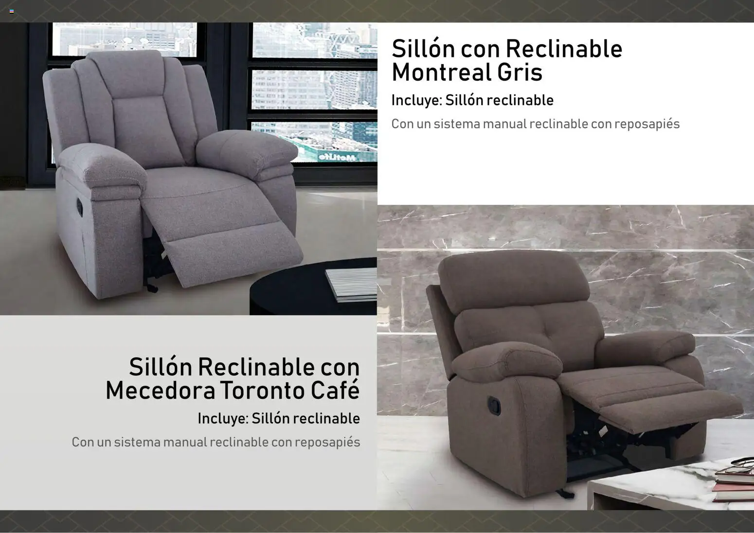 Nuevas ofertas de Muebles Dico válidas en toda la República Mexicana desde el 01.01.2026. ¡Encuentra las mejores ofertas en Muebles Dico catálogo Salas reclinables! | Página: 14 | Productos: Sillón, Café