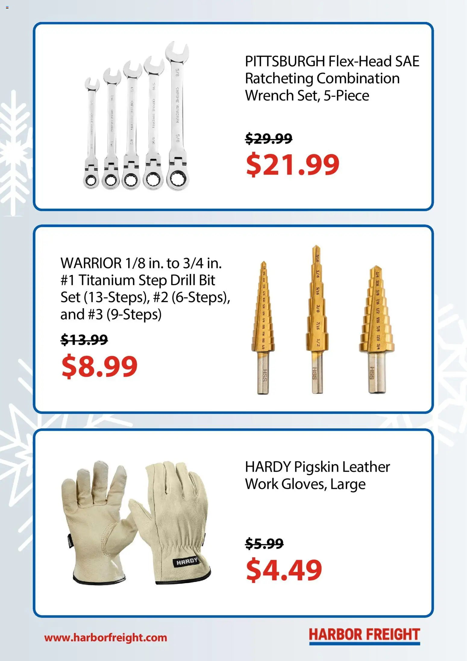 Harbor Freight Early Black Friday - valid from 03.11.2025 | Page: 3 | Products: Wrench, Drill Bit