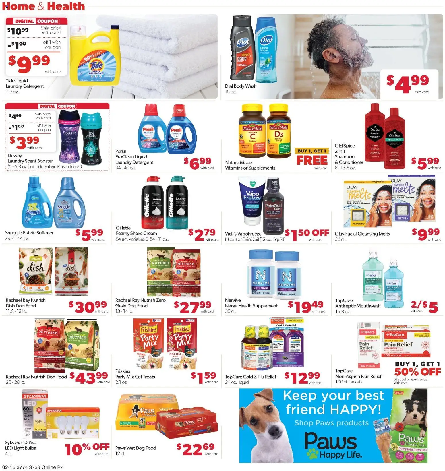 Family Fare Weekly Ad - NE - valid from 15.02.2026 | Page: 12 | Products: Dog Food, Fabric softener, Body Wash, Grill