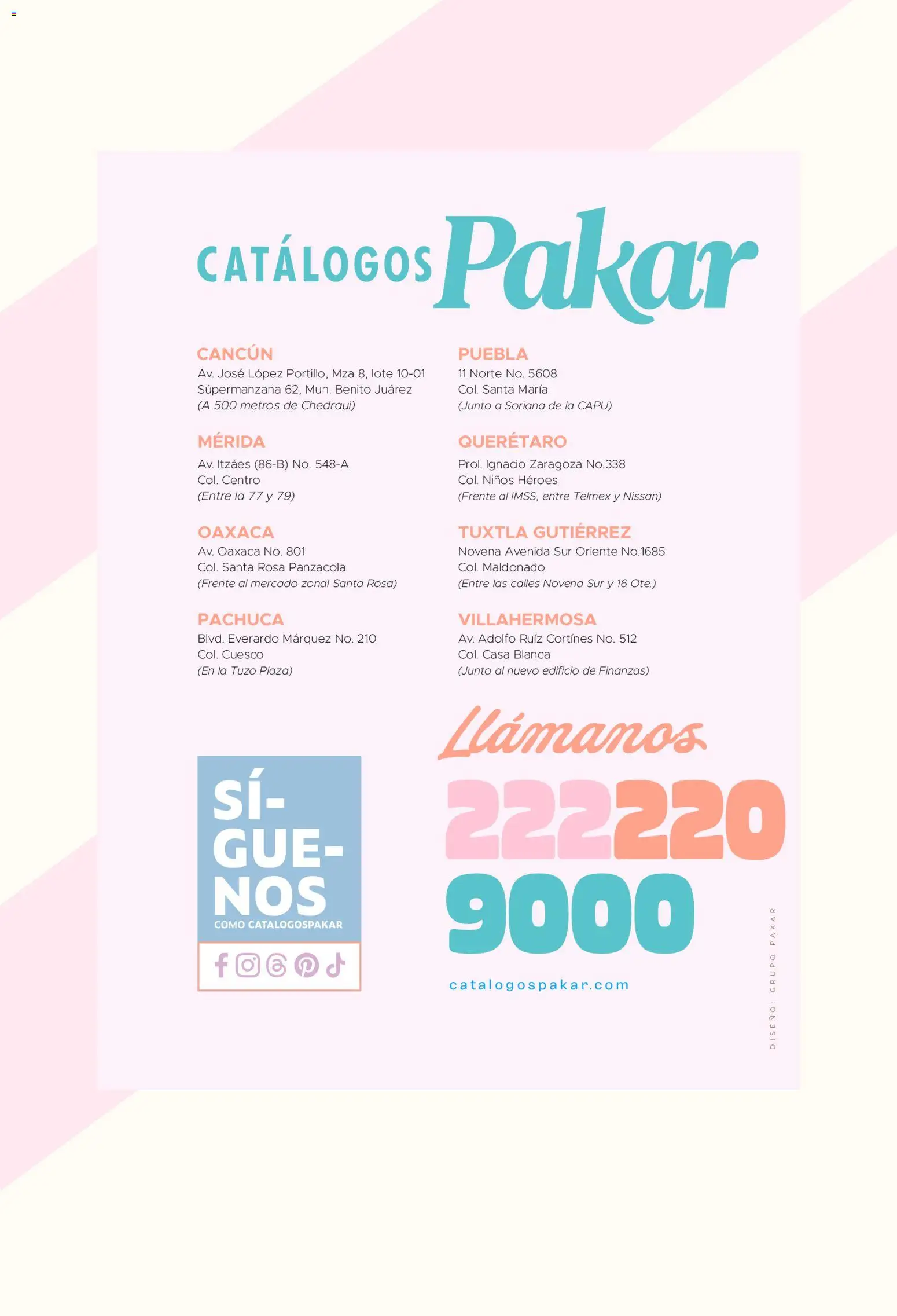 Nuevas ofertas de SC Pakar válidas en toda la República Mexicana desde el 30.01.2026. ¡Encuentra las mejores ofertas en SC Pakar catálogo Primavera / Verano! | Página: 291