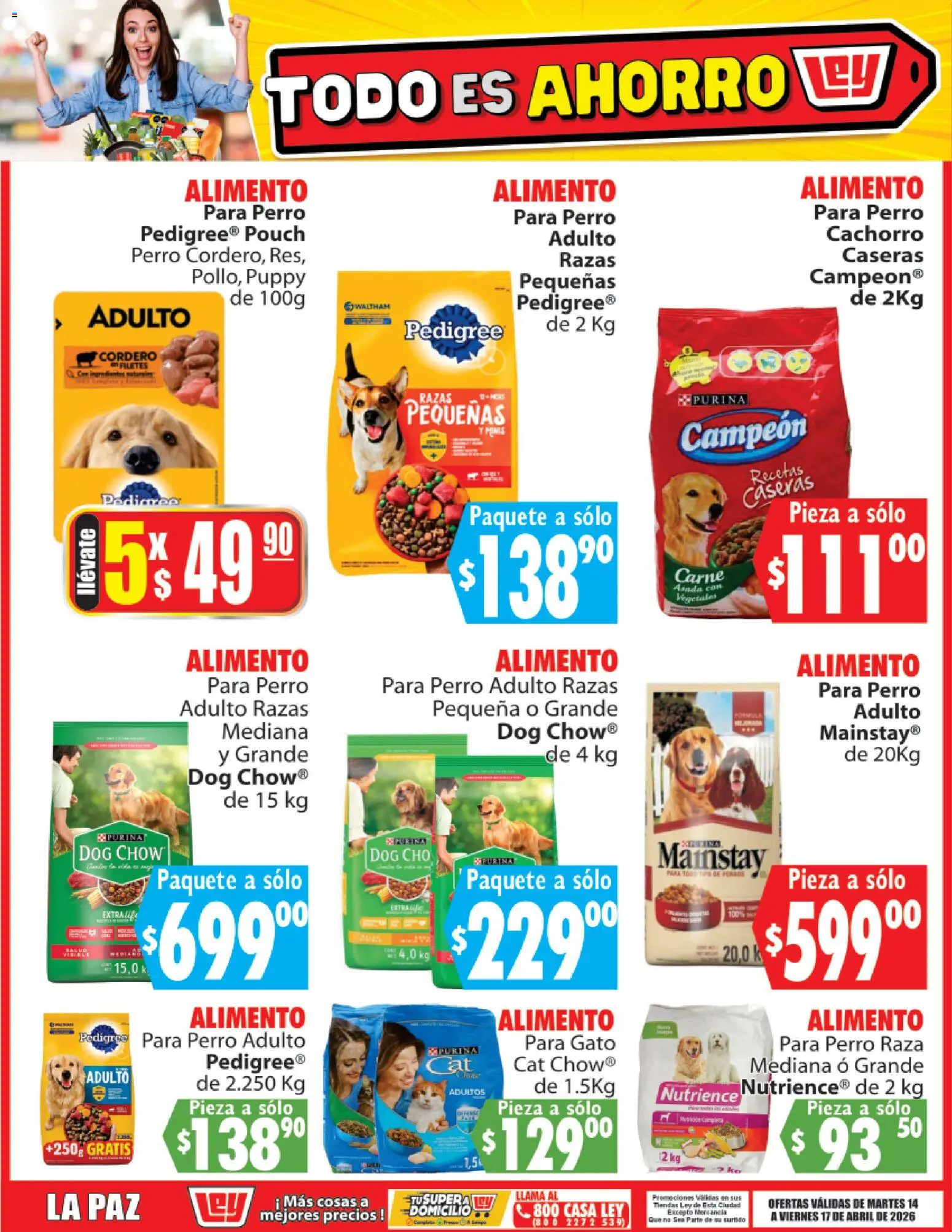 Nuevas ofertas de Casa Ley válidas en toda la República Mexicana desde el 14.04.2026. ¡Encuentra las mejores ofertas en Casa Ley folleto Todo es ahorro! | Página: 13 | Productos: Res
