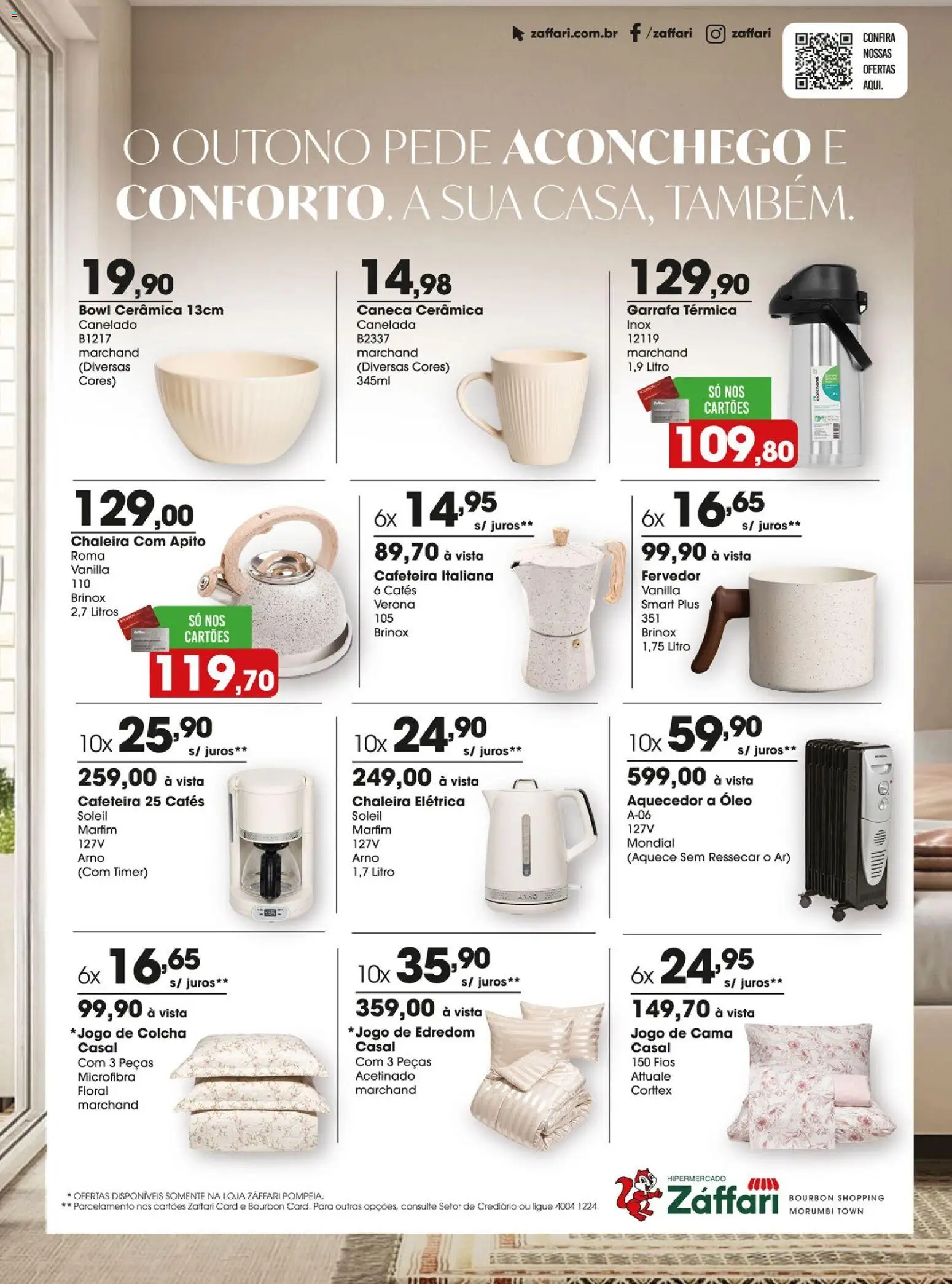 Zaffari Folheto - válido de 02.04.2026 | Página: 16 | Produtos: Apito, Jogo de cama, Edredom, Garrafa térmica