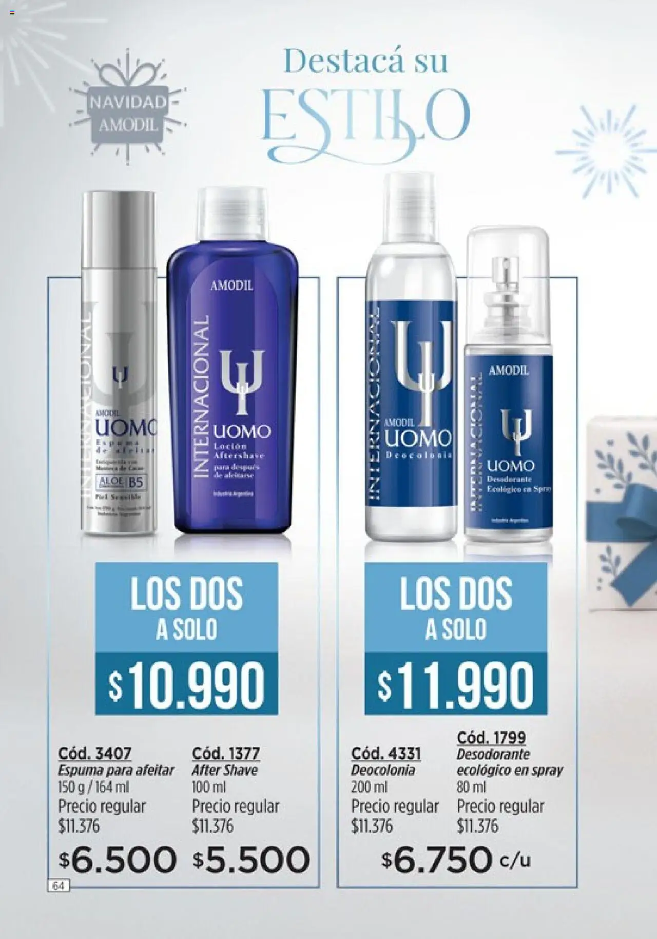 Catálogo Amodil Campaña 17/2025 │ válido desde el 14.10.2025 | Página: 64 | Productos: Desodorante, Espuma