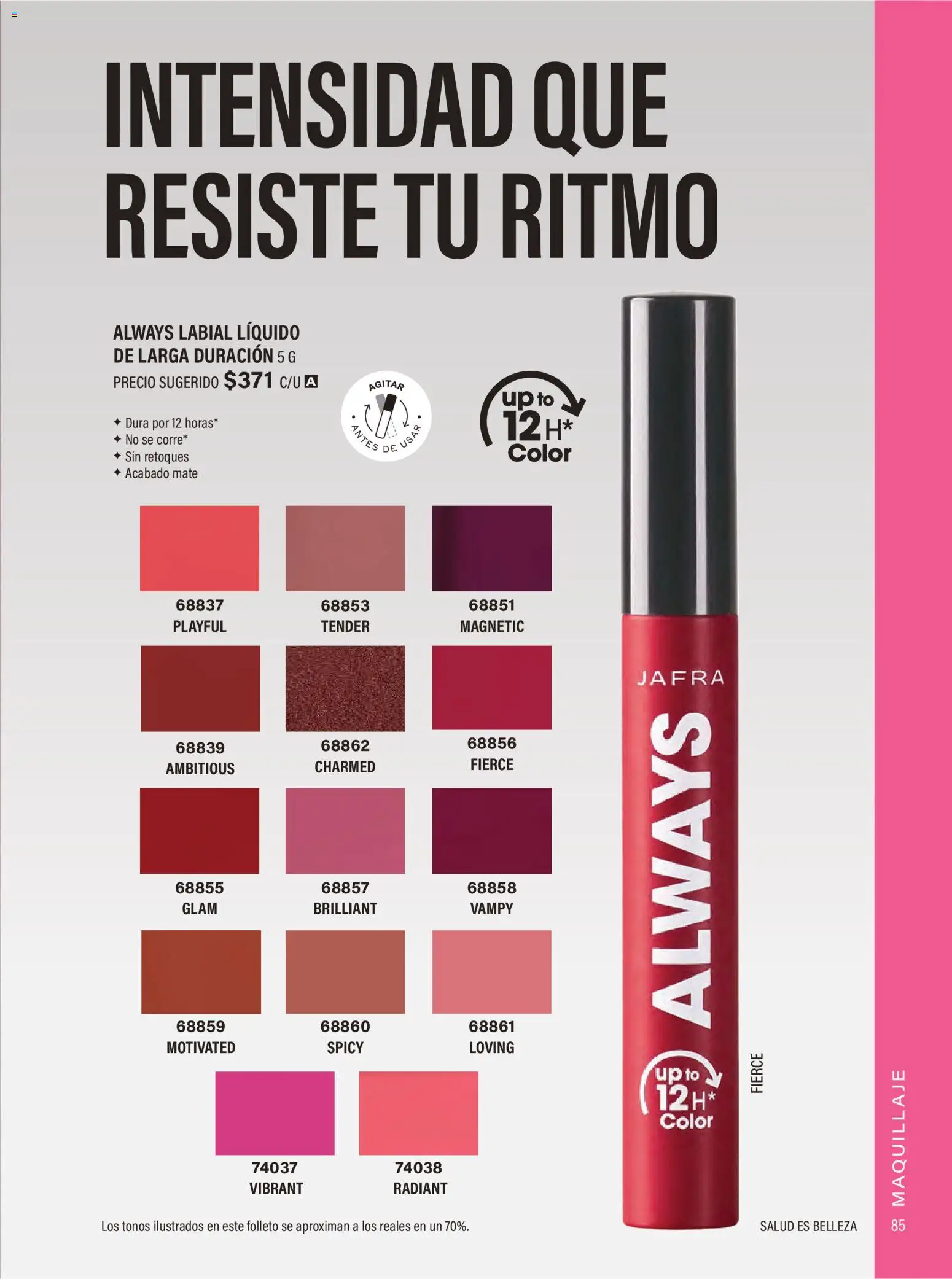 Nuevas ofertas de JAFRA válidas en toda la República Mexicana desde el 01.02.2026. ¡Encuentra las mejores ofertas en JAFRA catálogo Organizador de Ventas! | Página: 83 | Productos: Mate, Maquillaje