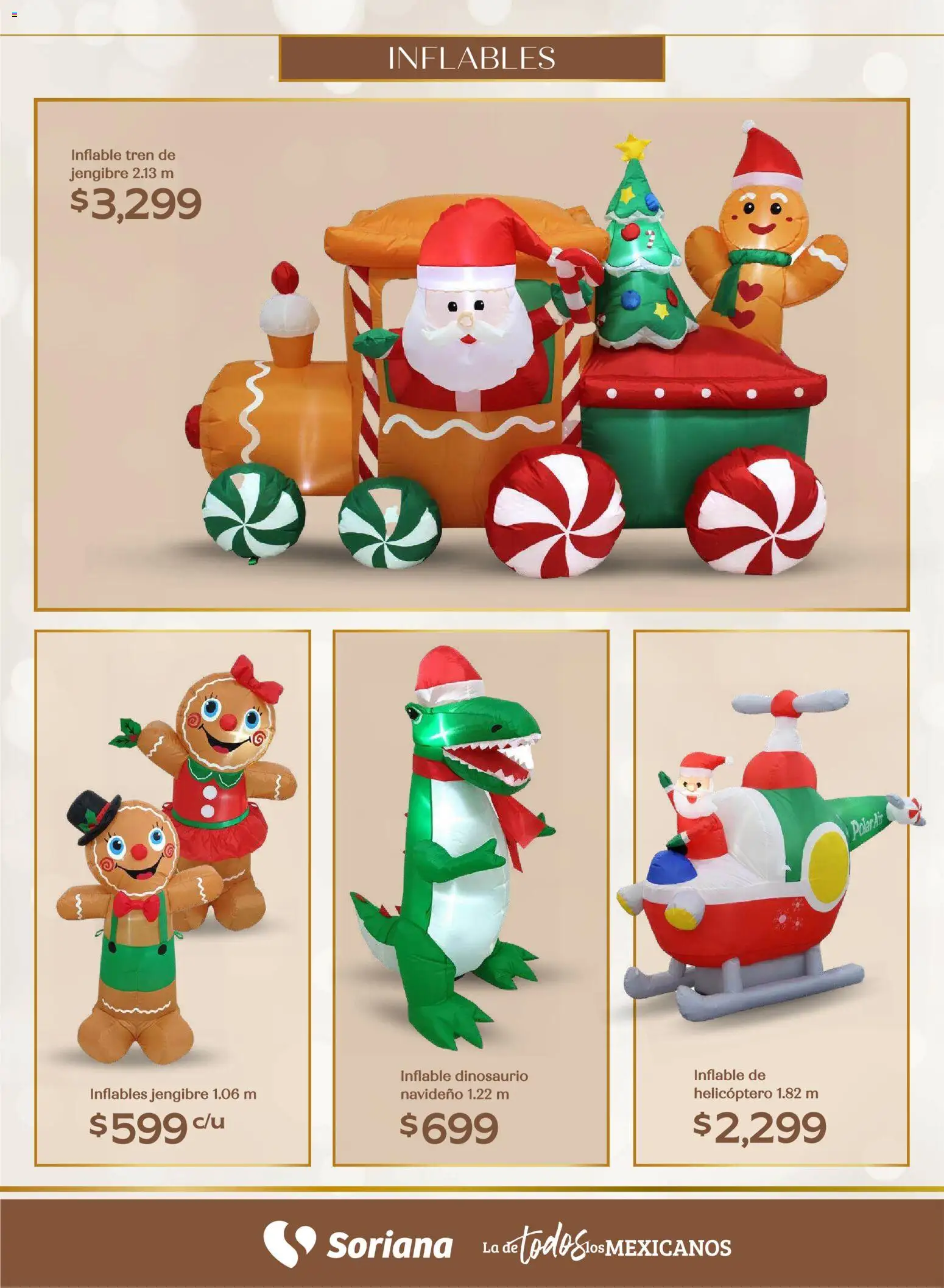 Nuevas ofertas de Soriana válidas en toda la República Mexicana desde el 25.09.2025. ¡Encuentra las mejores ofertas en Soriana - Decoración Navideña Súper Nacional! | Página: 52