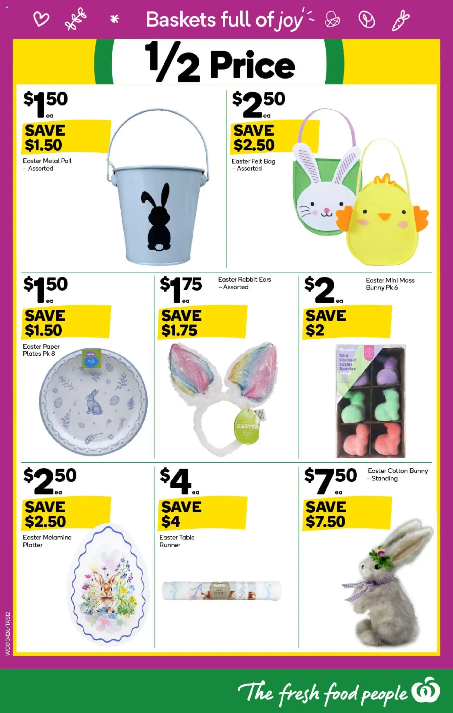Woolworths catalogue - valid from 01.04.2026 | Page: 12 | Products: Table, Table runner, Bag
