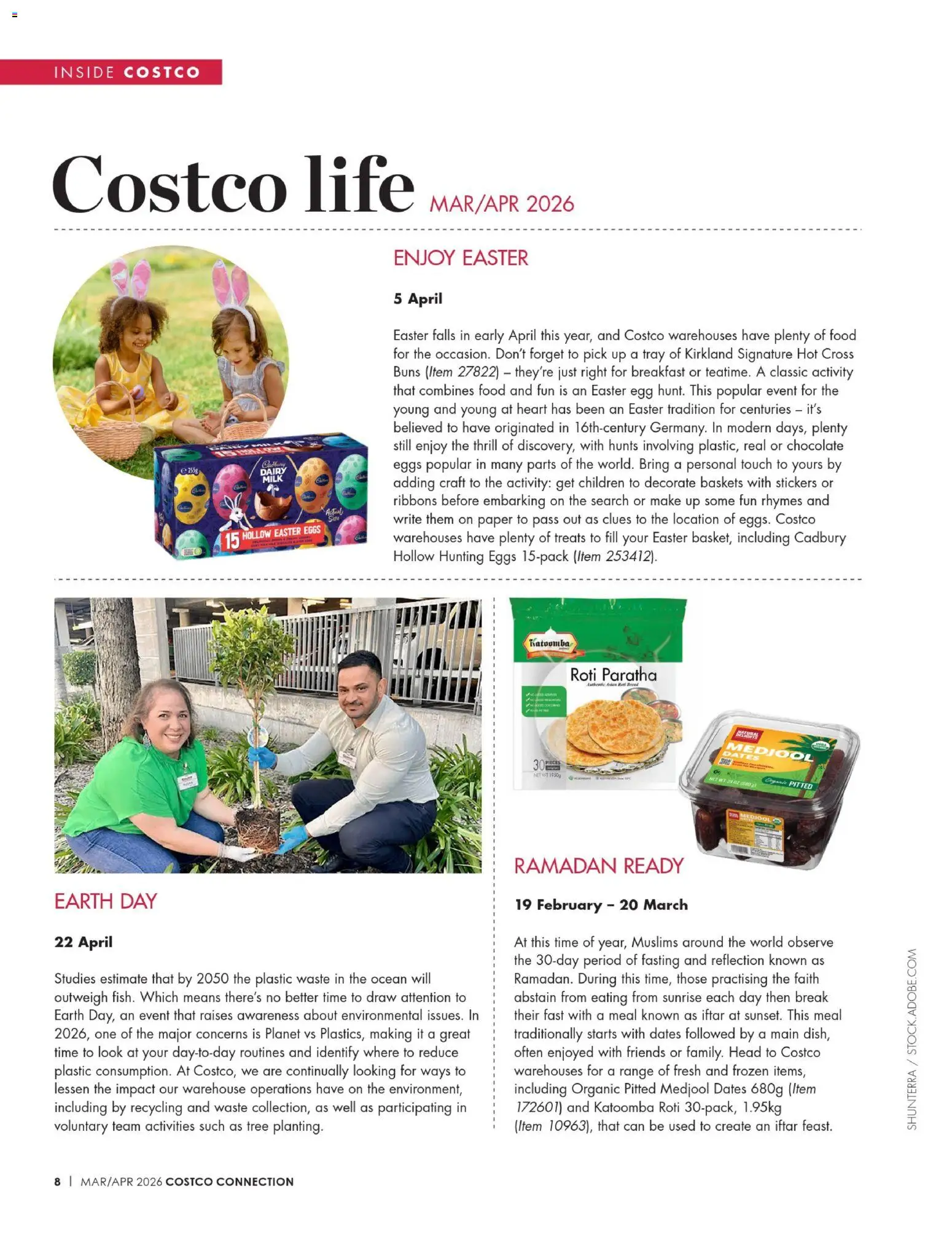 Costco catalogue - valid from 01.03.2026 | Page: 8 | Products: Eggs, Chocolate