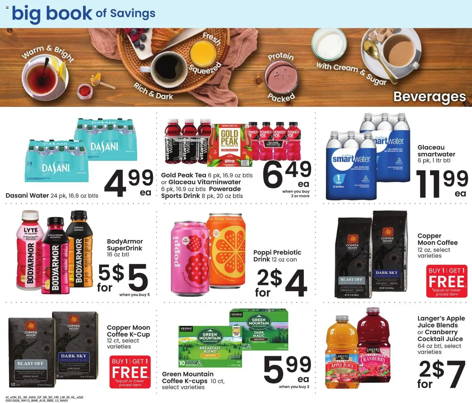 Albertsons Big Book of Savings - valid from 31.03.2026 | Page: 12 | Products: Juice, Cream, Water, Raspberry