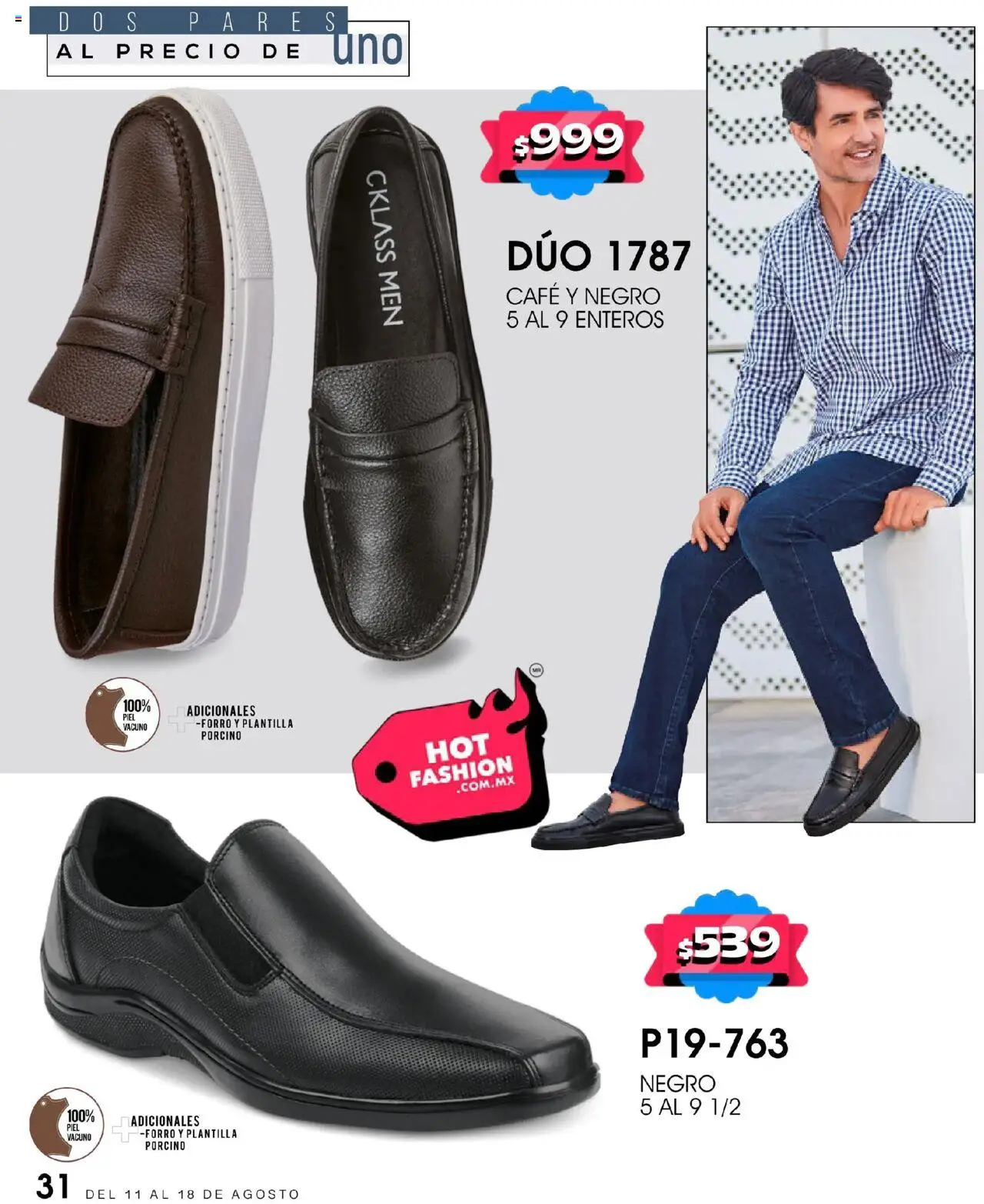 Nuevas ofertas de Cklass válidas en toda la República Mexicana desde el 11.08.2025. ¡Encuentra las mejores ofertas en Cklass - Catálogo Hot Fashion! | Página: 66 | Productos: Café