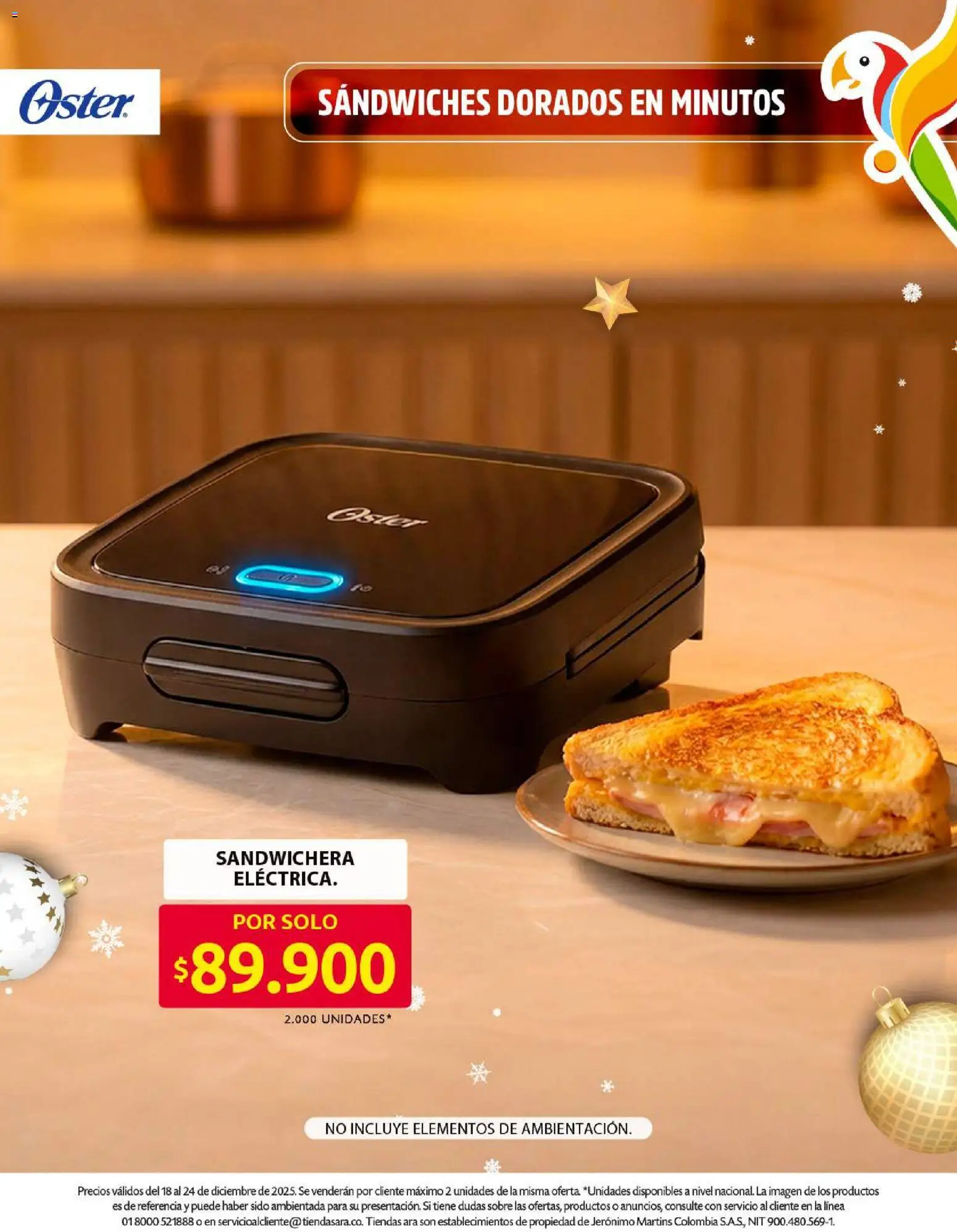 Ara revista - valida desde el 18.12.2025 | Página: 3 | Productos: Sobre, Sandwichera