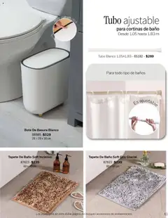 Vista previa de Vianney - Catálogo - Biasi, nuevo folleto de la tienda, válido en México a partir del 05.09.2025 | Página: 63 | Productos: Cortinas, Baño, Tapete, Bote de basura