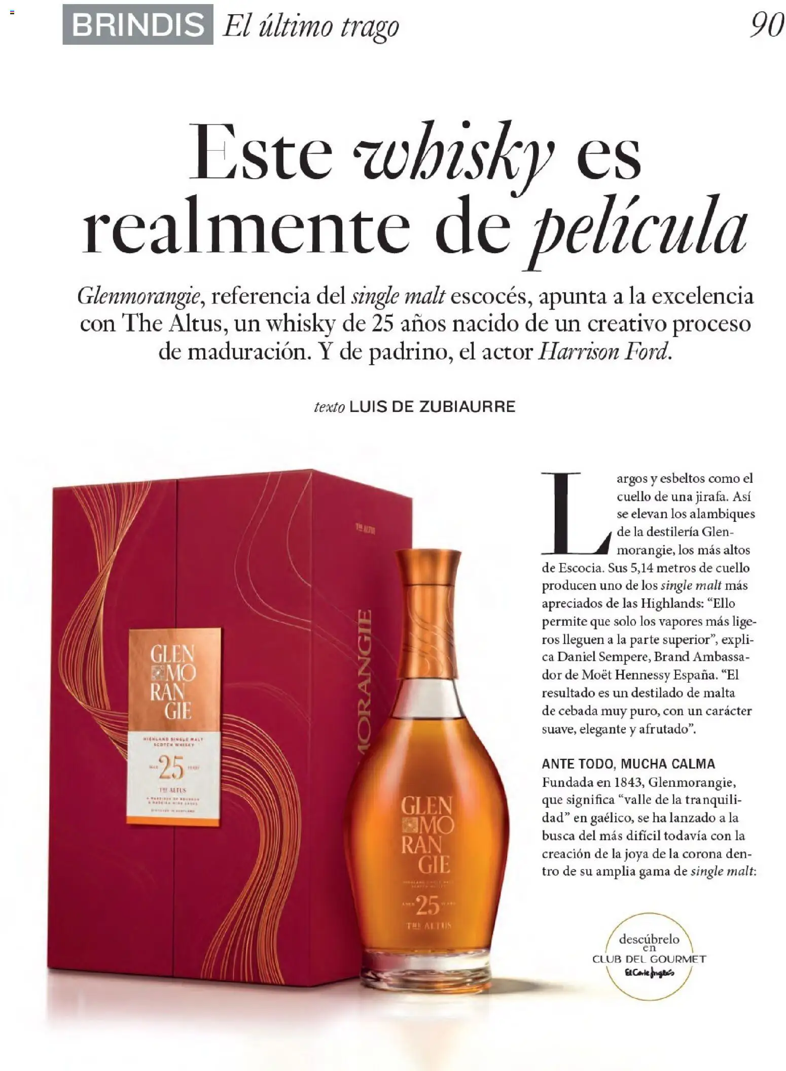 Nuevas ofertas de El Corte Inglés válidas en toda la República Mexicana desde el 11.12.2025. ¡Encuentra las mejores ofertas en El Corte Inglés catálogo Gourmet! | Página: 90 | Productos: Whisky