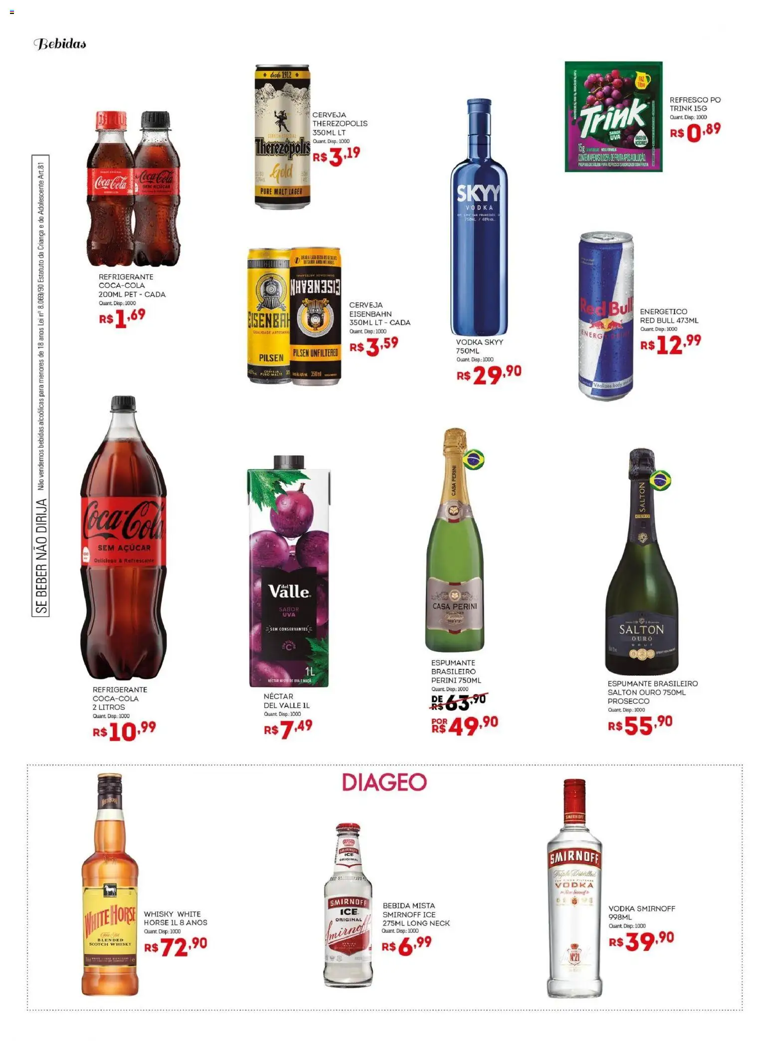 Bistek Supermercados Folheto - válido de 12.11.2025 | Página: 10 | Produtos: Refresco, Bebida, Açúcar, Body