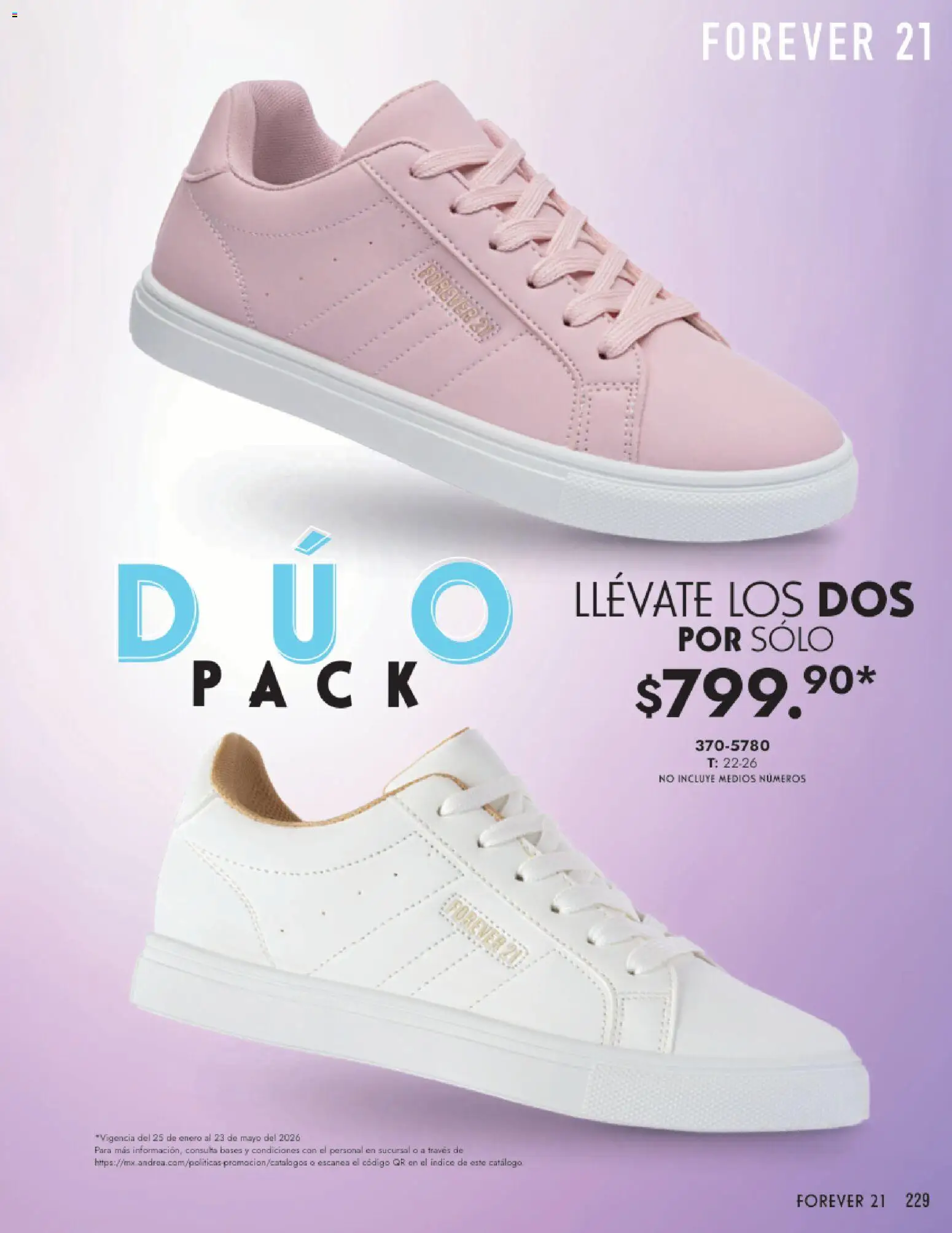 Nuevas ofertas de Andrea válidas en toda la República Mexicana desde el 25.01.2026. ¡Encuentra las mejores ofertas en Andrea catálogo Calzado Dama! | Página: 229